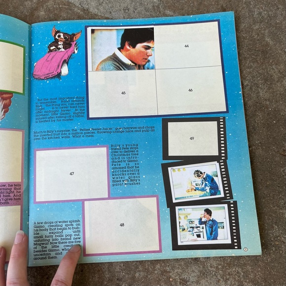 Vintage 1984 Topps Gremlins Sticker Album book Used HARD TO FIND - Picture 5 of 9